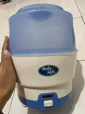 baby safe bottle express steam sterilizer 6 botol steril susu bayi