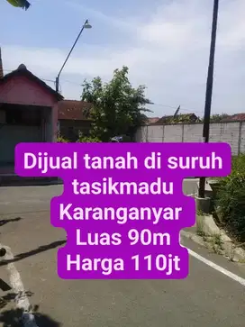 Dijual tanah strategis di suruh tasikmadu Karanganyar