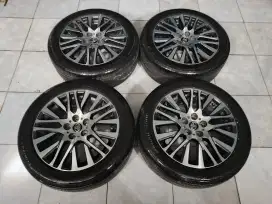 Velg oem Toyota Alphard r18 paket ban tebel hub wa