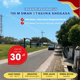 Tanah Murah Madiun Jiwan, Dekat Jalan Raya Ringroad Barat