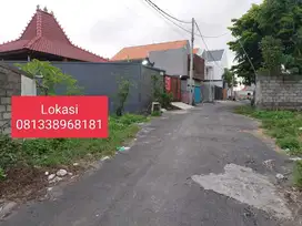 Buc tanah lingk villa 294m2 viiew sawah dekat raya kedampang kerobokan