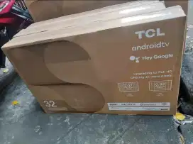 Tv led tcl 32 android fhd baru