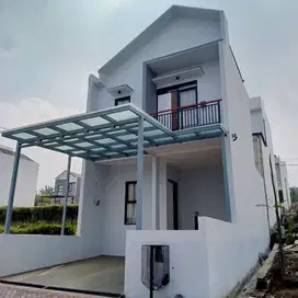 Dijual Rumah Nuansa Villa termurah dng kolam renang di bandung barat