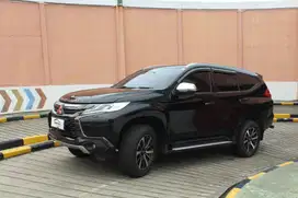 [TDP 20JT] Mitsubishi Pajero sport Dakar BP black piano 2018 NIK 2017