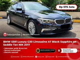 [ LOW KM 16RB ] Bmw 530i 530 i Luxury G30 Limousine AT HITAM 2017/2018