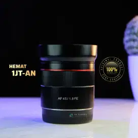 HANYA 1 LENSA FIX SONY FULLFRAME FE 45MM SAMYANG LENSA SONY FE 35MM