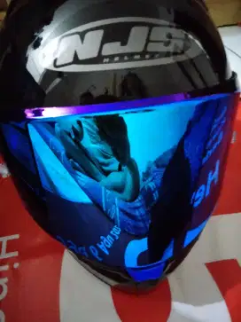 Helm njs zx1R single visor glossy