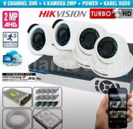 CCTV kamera pasang paket lengkap, harga promo free pemasangan