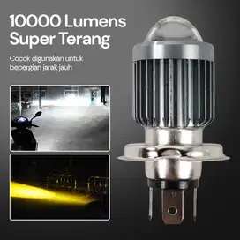 Lampu Depan Motor LED Headlamp High Beam Low Beam 2 in 1 Light