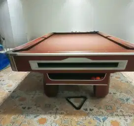 Billiard biliard bilyar 9ft marmer tebal full set perlengkapan bermain