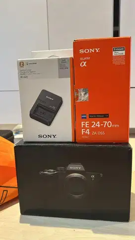 SONY A7 IV dan LENSA ( LIKE NEW )