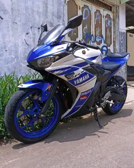 YAMAHA R25 BLUE GP, FULL PAPER, PAJAK PANJANG, SIAP LANGSUNG GAS!