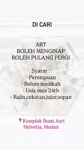 Lowongan Pekerjaan ART