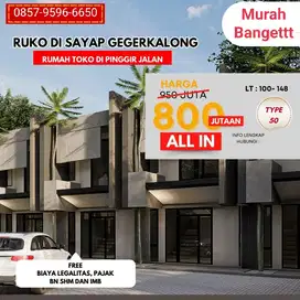 Jual RUKO 2 lantai MURAH di Ciwaruga sayap gegerkalong Sariwangi