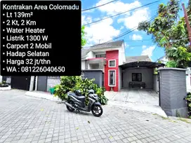 Kontrakan Area Colomadu, Dekat Lor In, Ramada, Bandara