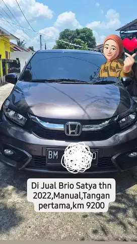 Di Jual Brio Satya 1.2 E M/T Abu2,Tangan Pertama Plat BM