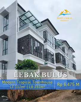 Rumah Baru Modern Townhouse di Lebak bulus  Jakarta Selatan