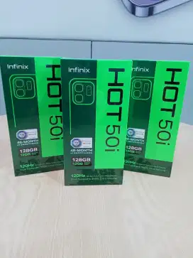 NEW Infinix HOT 50i 6GB+6GB/128GB NFC Garansi Resmi