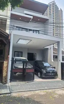 dijual rumah mewah 3 lantai pondok indah jakarta selatan