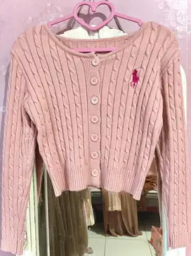 Pink Knit Crop Top