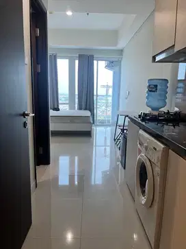 1br Puri Mansion Apartment Full Furnished dispenser, kulkas