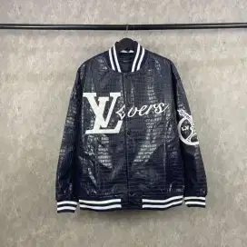 JAKET LOUIS VUITTON KULIT BRANDED IMPORT