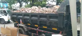 Jasa angkut puing, tanah merah,sampah proyek,dan pengurugan