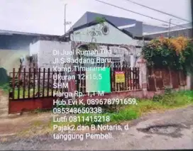 Dijual Rumah Tua di Jl. S. Saddang Baru Makassar