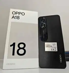 oppo A18 ram 4+4 internal 128