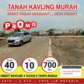 TANAH KAVLING MURAH BERLOKASI MENGANTI