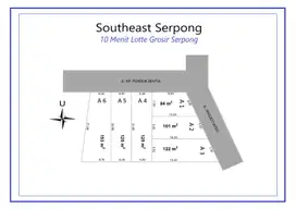 Jual Tanah Kavling Ciater Serpong, Dekat Taman Kota 2 BSD. Lahan Datar