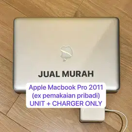 [JUAL MURAH] Pemakai Pribadi Apple Macbook Pro 13 tahun 2011