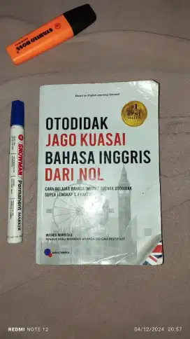 Buku Otodidak Jago Kuasai Bahasa Inggris Dari Nol - Original