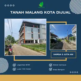 Dijual Tanah Samping Kos Premium Merjosari Malang