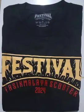 Kaos Vespa Tasikmalaya Scooter Festival 2024