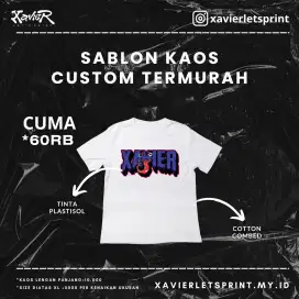 Sablon kaos manual dan digital