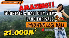 27,000 m2 Dijual Murah dekat Obyek Wisata Kebun Raya Bedugul