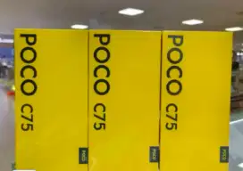 Murah new poco C75 6/128 resmi, bs kredit/bs TT