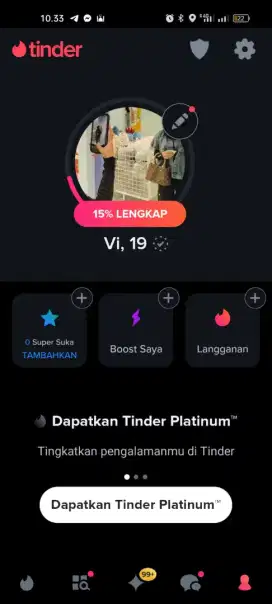 YANG PUNYA AKUN TINDER OLD SAYA BUY