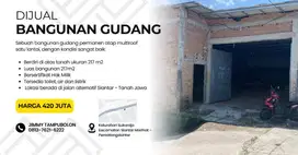 DIJUAL BANGUNAN GUDANG