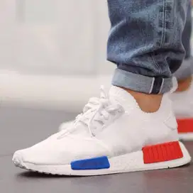 ADIDAS NMD_R1 Red-Blue-White 100% ORIGINAL ~MONEY BACK GUARANTEE~