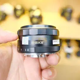 Lensa Meike 35mm 1.7 for MFT Fullset Mulus