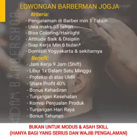 LOWONGAN BARBER JOGJA