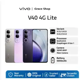 Vivo V40 Lite 4G 8/128GB - New Garansi Resmi