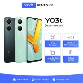 Vivo Y03T 4/64GB -Garansi Resmi