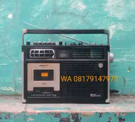 JVC tape kaset pita radio MW AM SW antik jadul kuno tua klasik