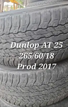 Dunlop Grandtrek AT 25, 265/60/18,Prod 2017