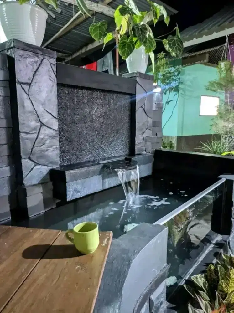 Jasa pembuatan kolam ikan koi