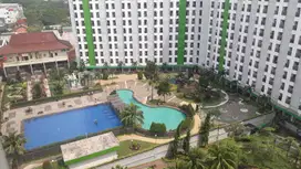 kamar studio apartment green lake view ful furnish siap huni good view