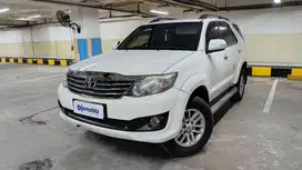 Pajak Panjang TDP 15JT Toyota Fortuner 2.7 G Luxury AT 2013 Putih